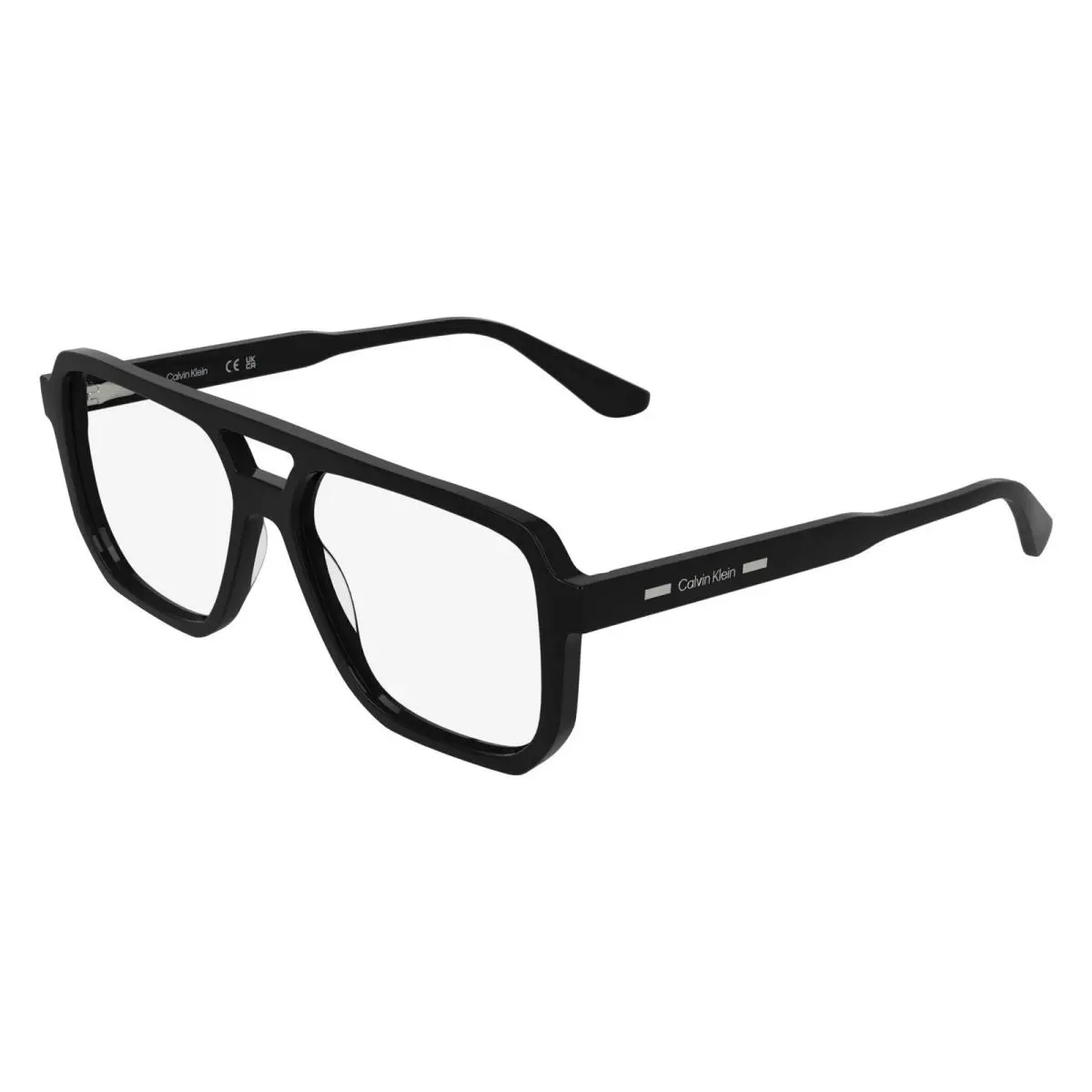 CK26537MAG 001 Black Eyeglasses w/ Magnetic Sun Clip 56mm Men`s by Calvin Klein