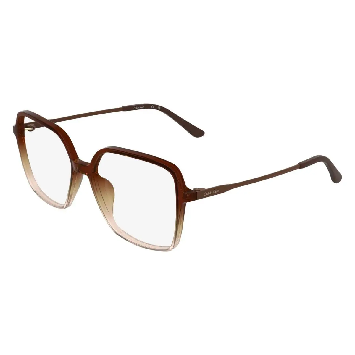 CK26543 212 Brown Gradient Eyeglasses Frames 55mm Women`s by Calvin Klein