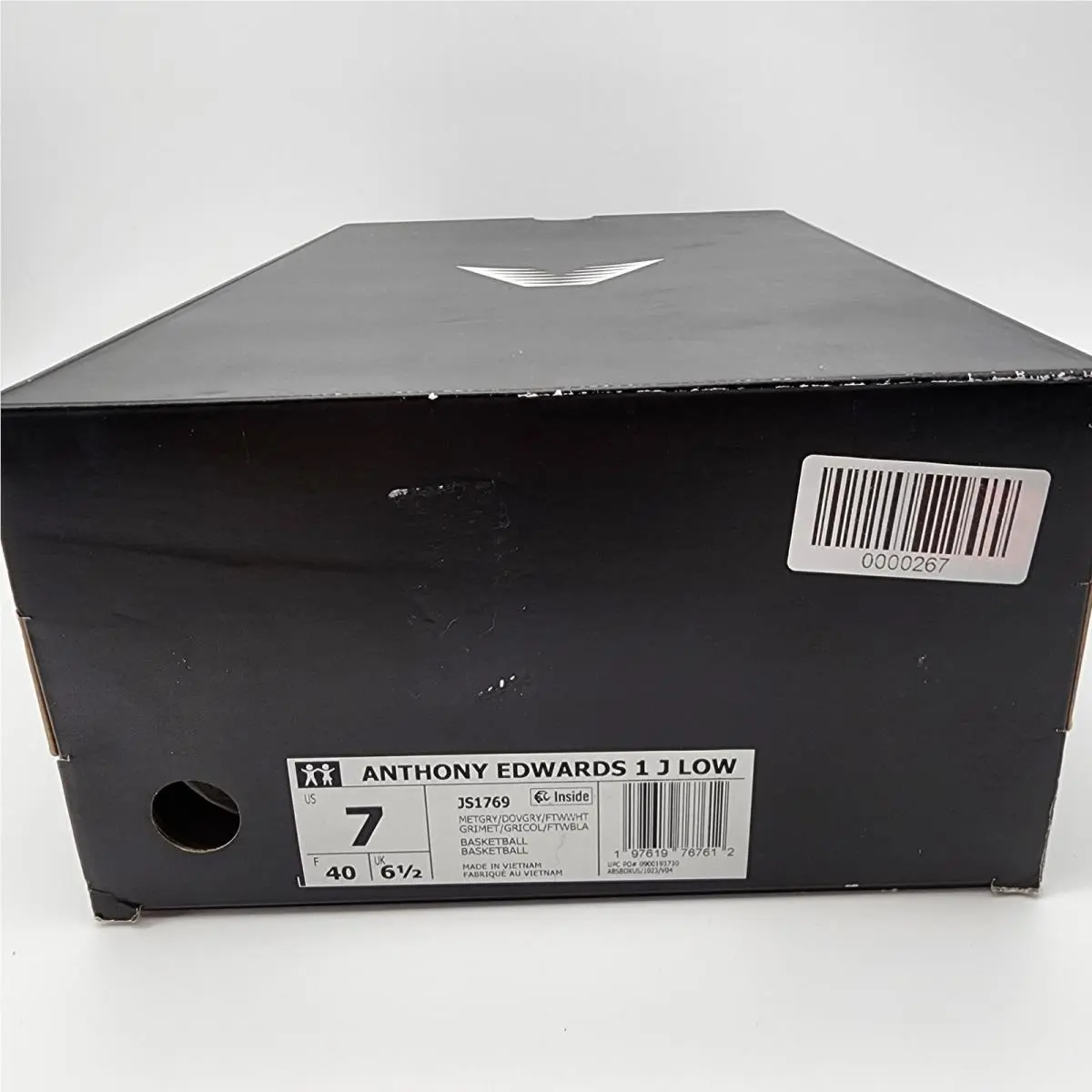Adidas shoes - Anthony Edwards 1 J Low - Gray 4