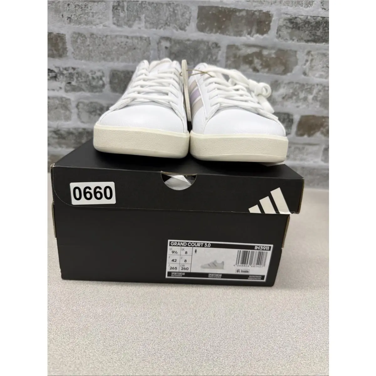 Adidas shoes - adidas Grand Court - Grand Court - IH3911 - White With Multi (UPC: 4068806685407) 0