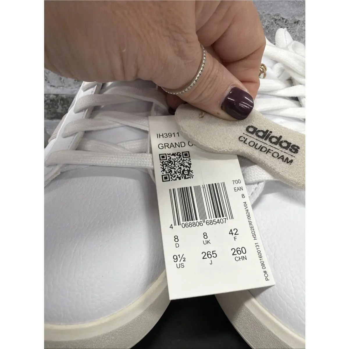 Adidas shoes - adidas Grand Court - Grand Court - IH3911 - White With Multi (UPC: 4068806685407) 1