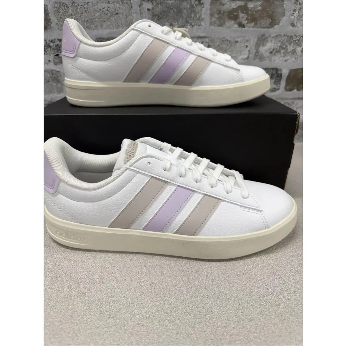 Adidas shoes - adidas Grand Court - Grand Court - IH3911 - White With Multi (UPC: 4068806685407) 2