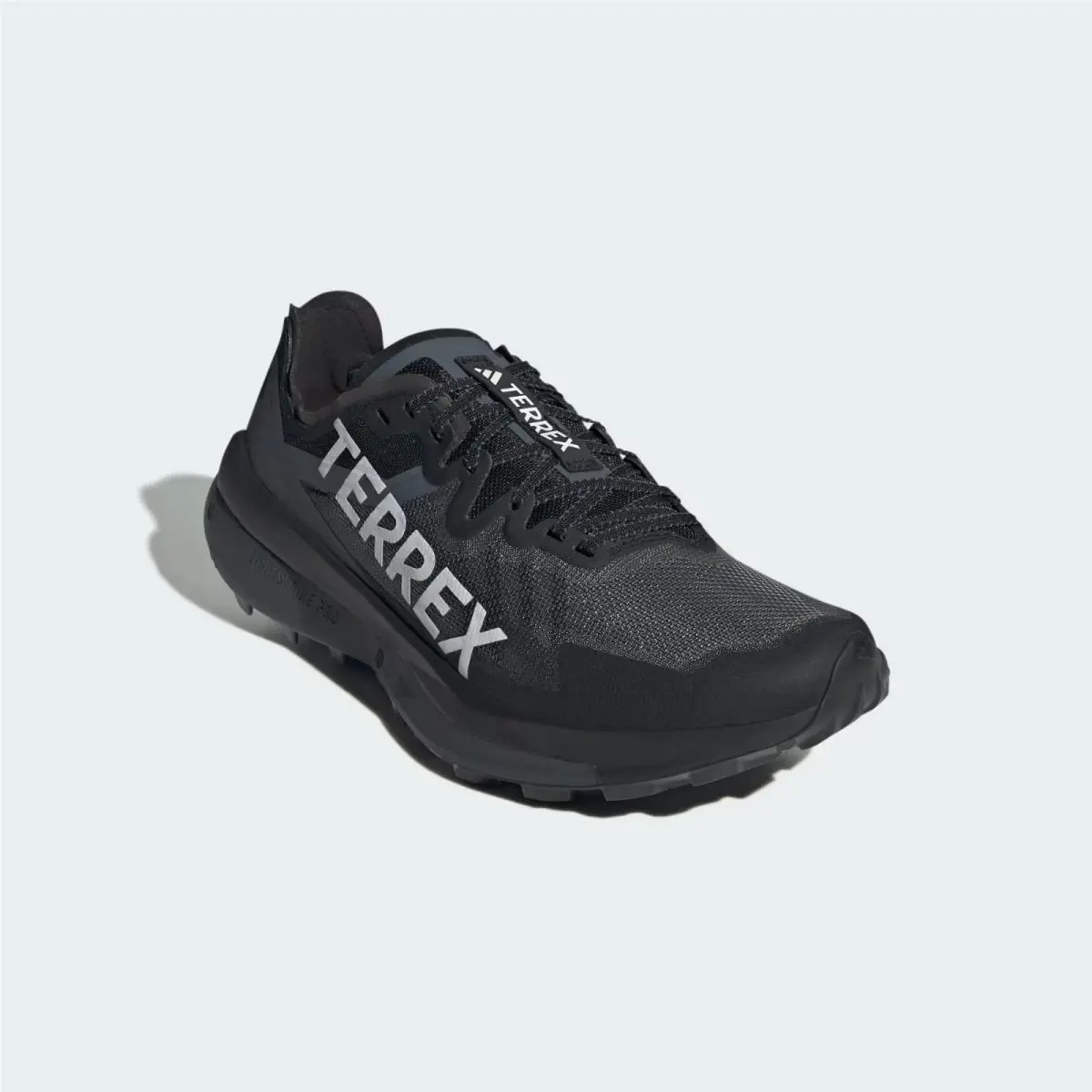 Men`s Adidas Terrex Agravic Speed Trail Running Shoe Black / Grey Sz 9.5 JI0949