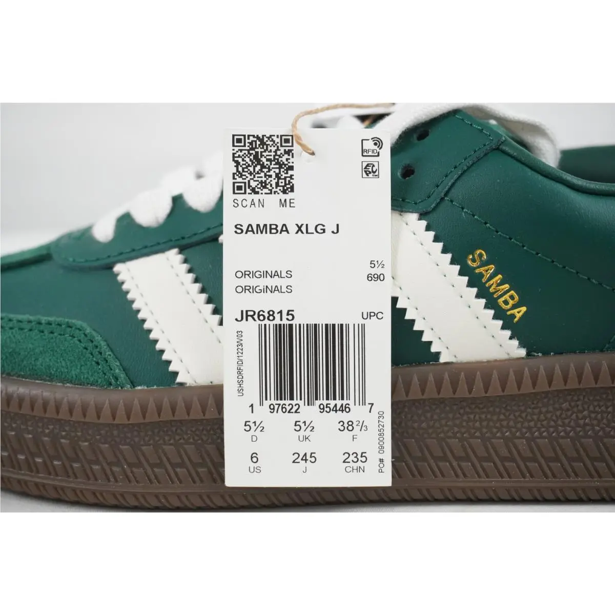 Adidas shoes - Adidas Sambae J - Sambae - Green (UPC: 197622954467) 5