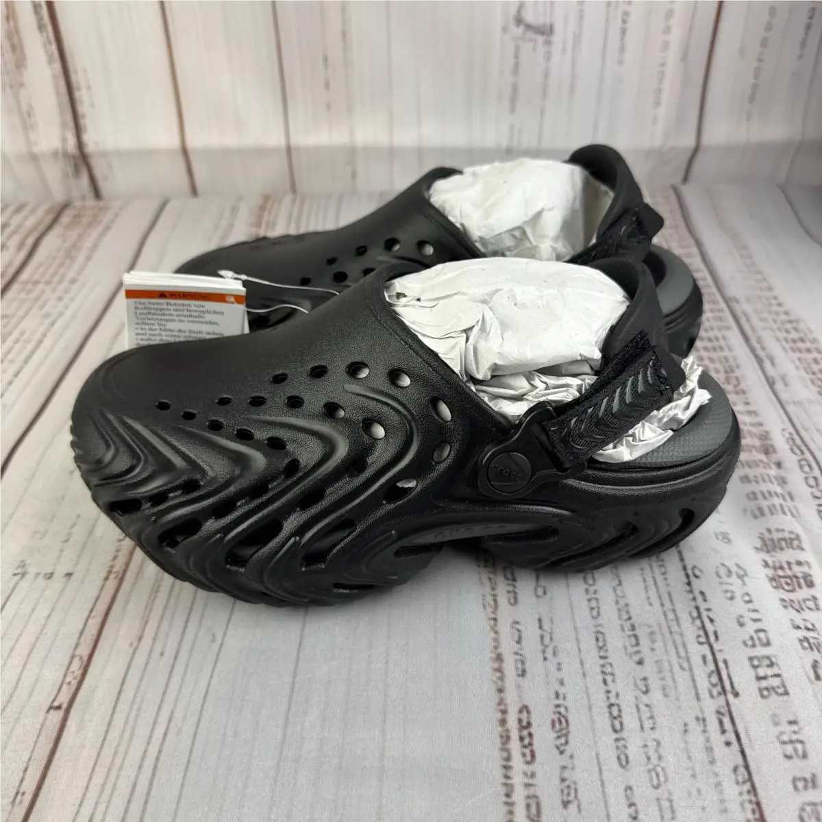 Crocs shoes - Crocs Echo II - Echo - Black (UPC: 198445487989) 4
