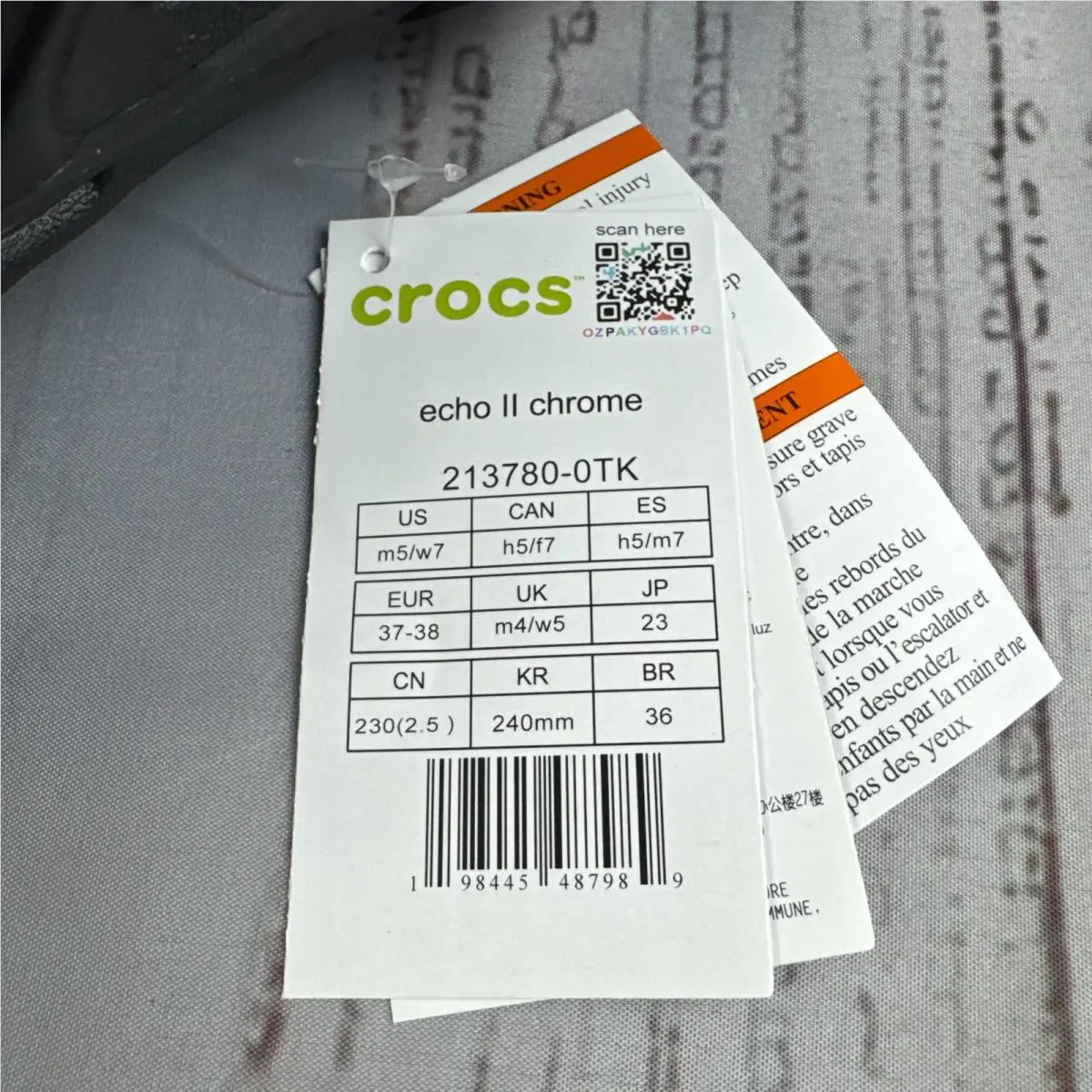 Crocs shoes - Crocs Echo II - Echo - Black (UPC: 198445487989) 7