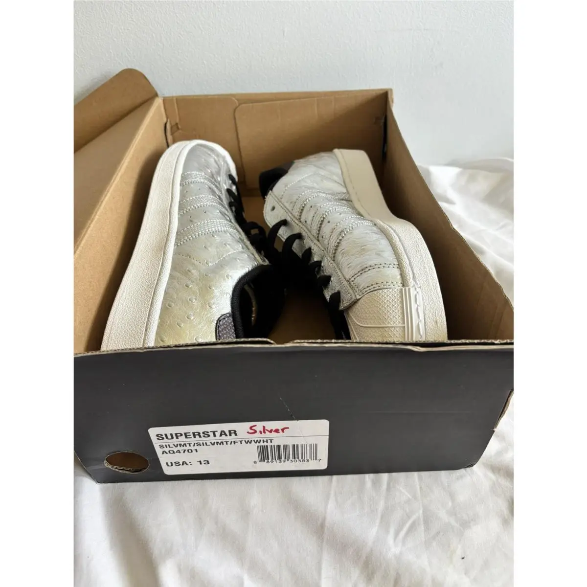 Adidas shoes - adidas Superstar - Superstar - AQ4701 - Silver 13