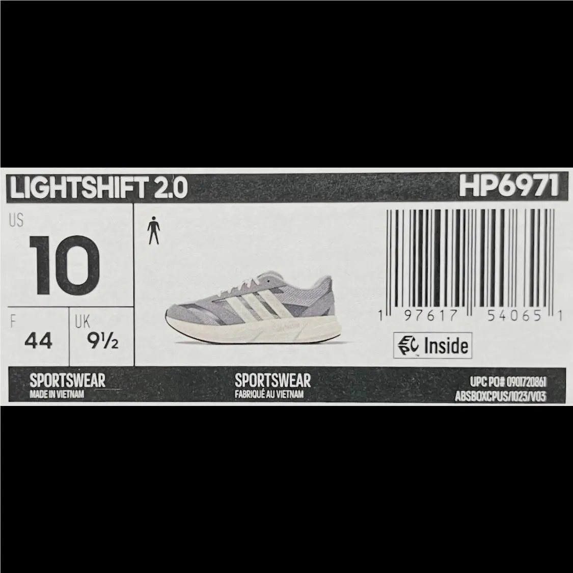 Adidas shoes - Adidas Lightshift 2.0 - Lightshift - HP6971 - Gray (UPC: 197617540651) 8