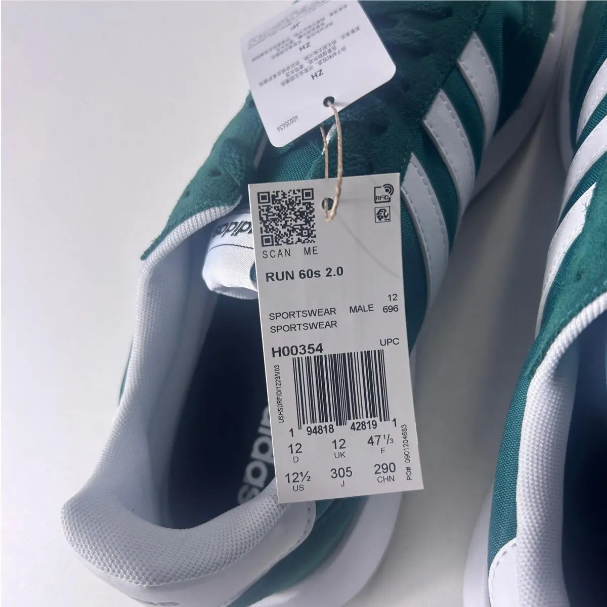 Adidas shoes - adidas Run 60s 2.0 - Run - Green 3