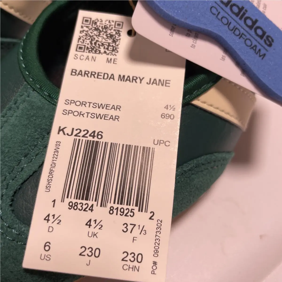 Adidas shoes - Adidas Barreda - Barreda - KJ2246 - Green 7