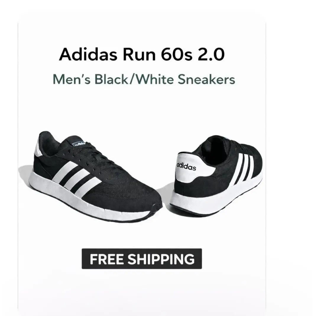 Adidas shoes - adidas Run 60S - Run - Black/White 0