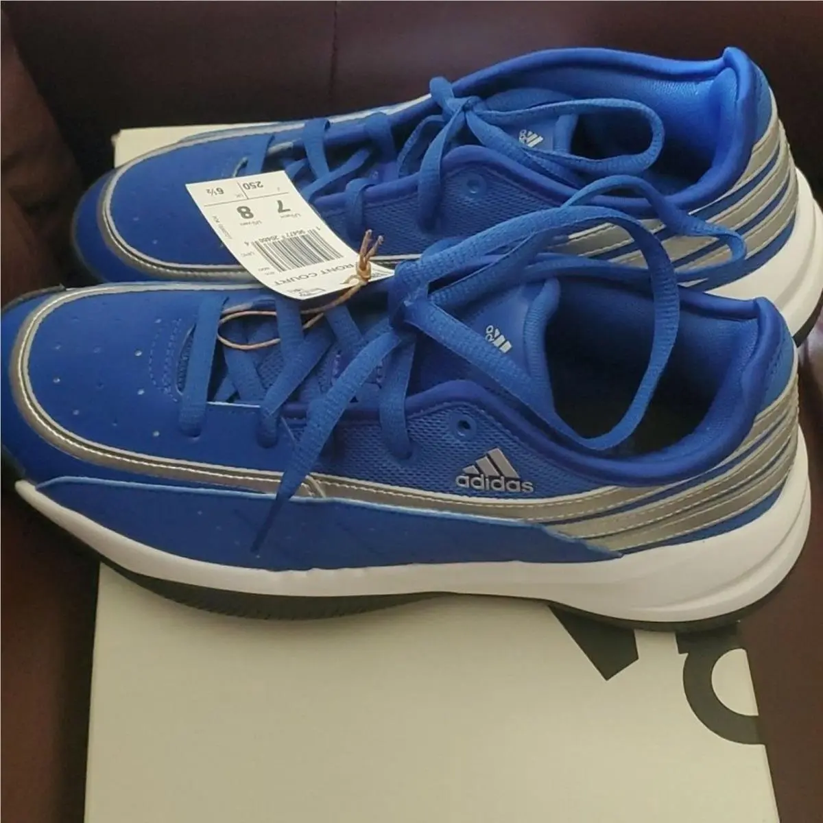 Adidas shoes - adidas front court - front court - Blue 3