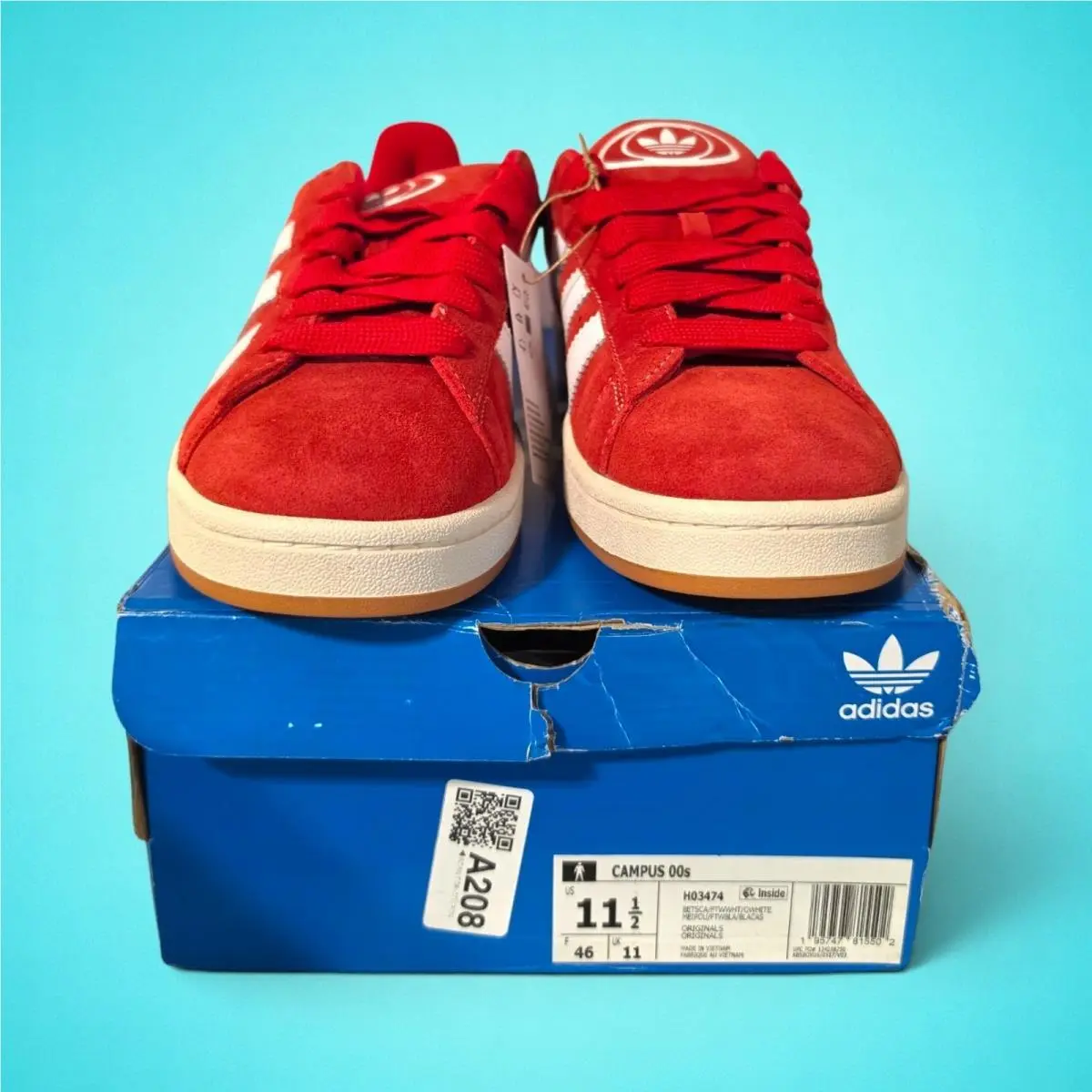 Adidas shoes - Campus 00s Better Scarlet Cloud White - Red 6