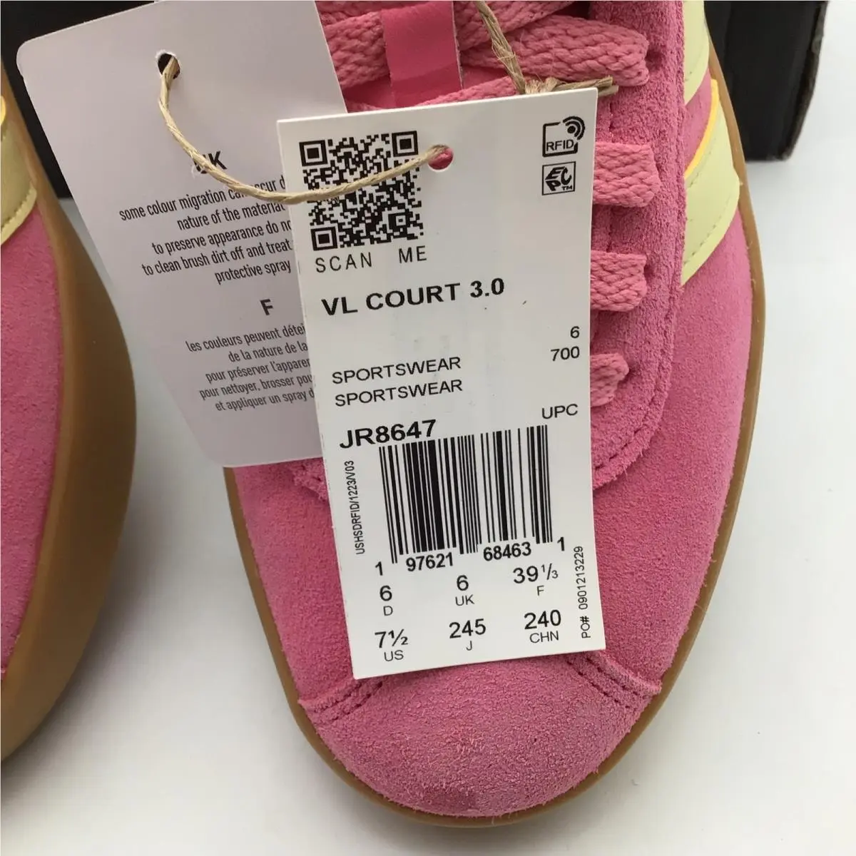 Adidas shoes - VL Court 3.0 - Court - Pink 4