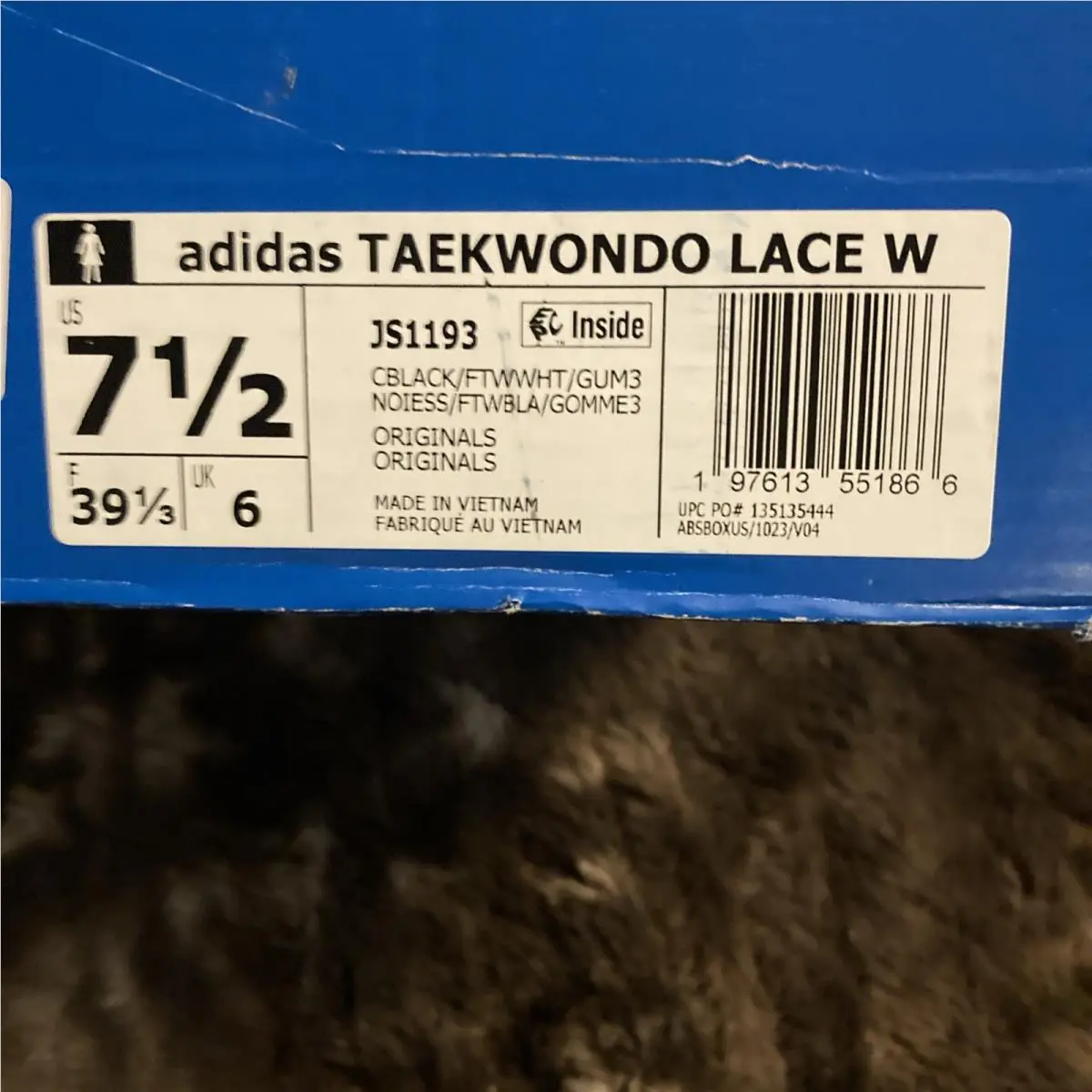 Adidas shoes - adidas Taekwondo - Taekwondo - JR6807 - Black / White (UPC: 0197613551866) 6