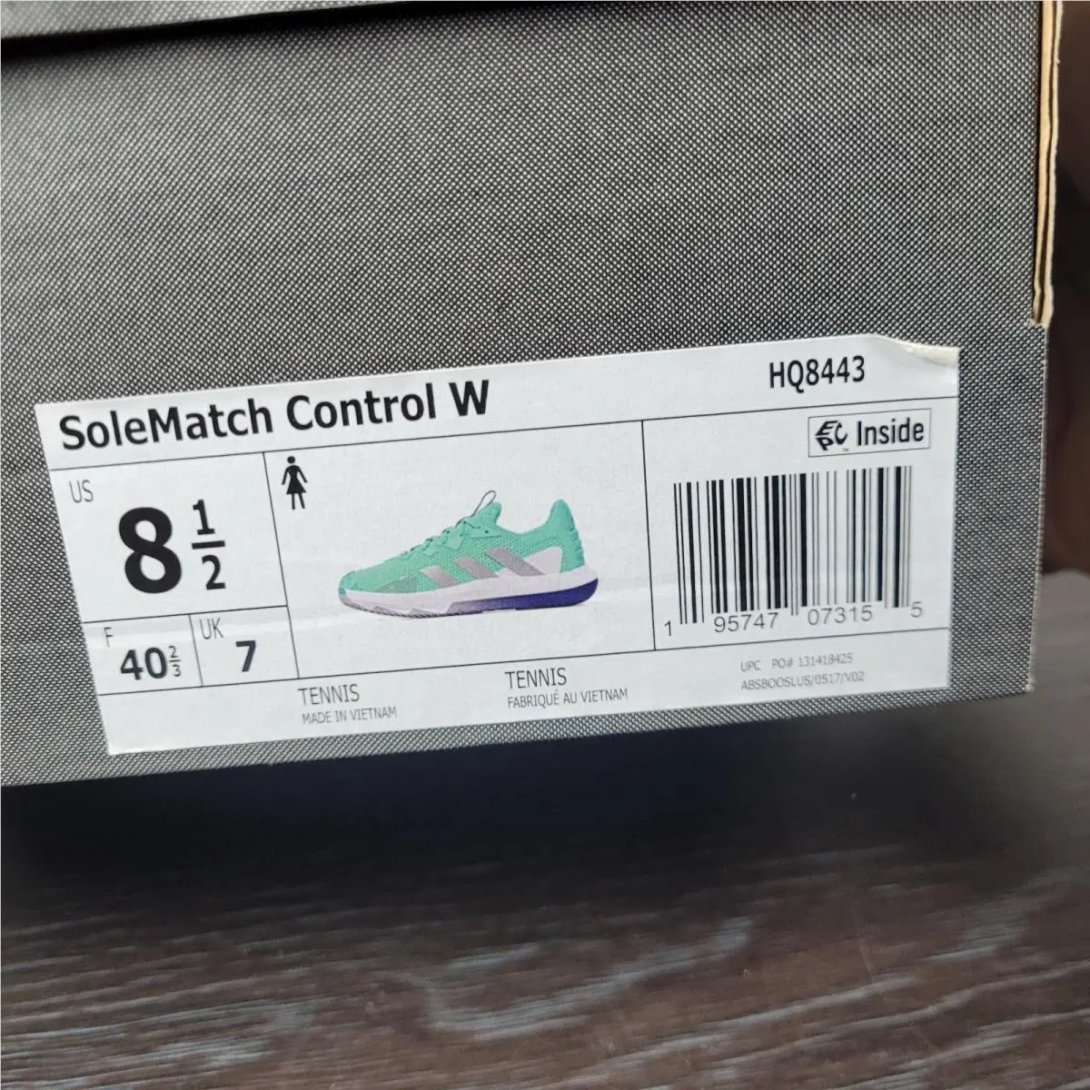 Adidas shoes - Adidas SoleMatch Control - SoleMatch Control - HQ8443 - Green 5
