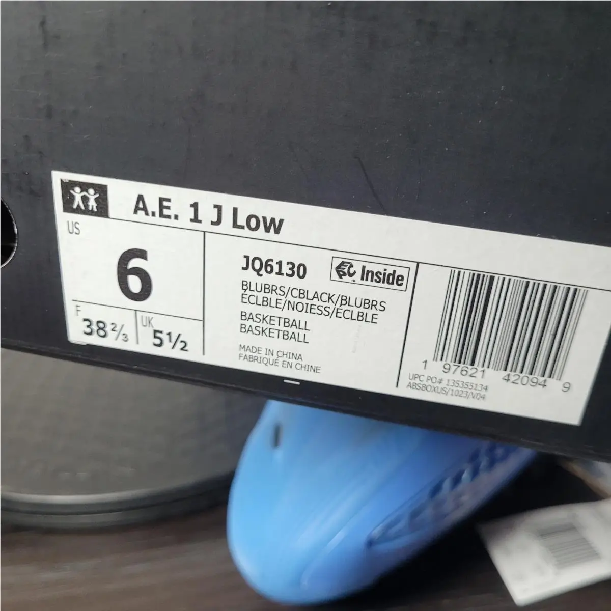 Adidas shoes - Adidas A.E. 1 J Low - Blue 5