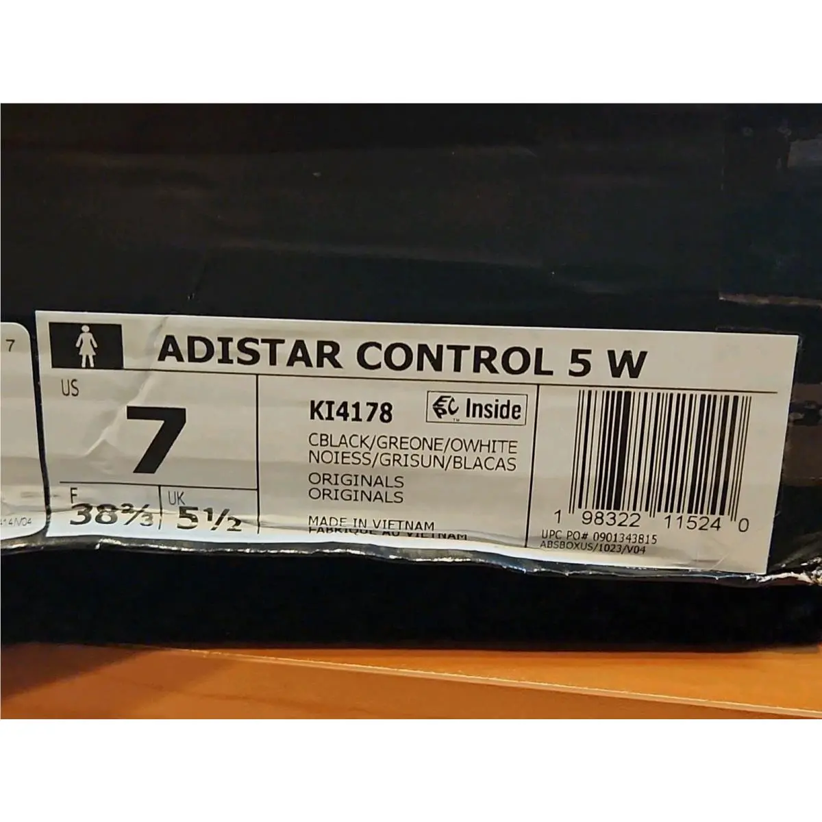 Adidas shoes - adidas Adistar Control 5 - Adistar Control - Black (UPC: 198322115240) 4