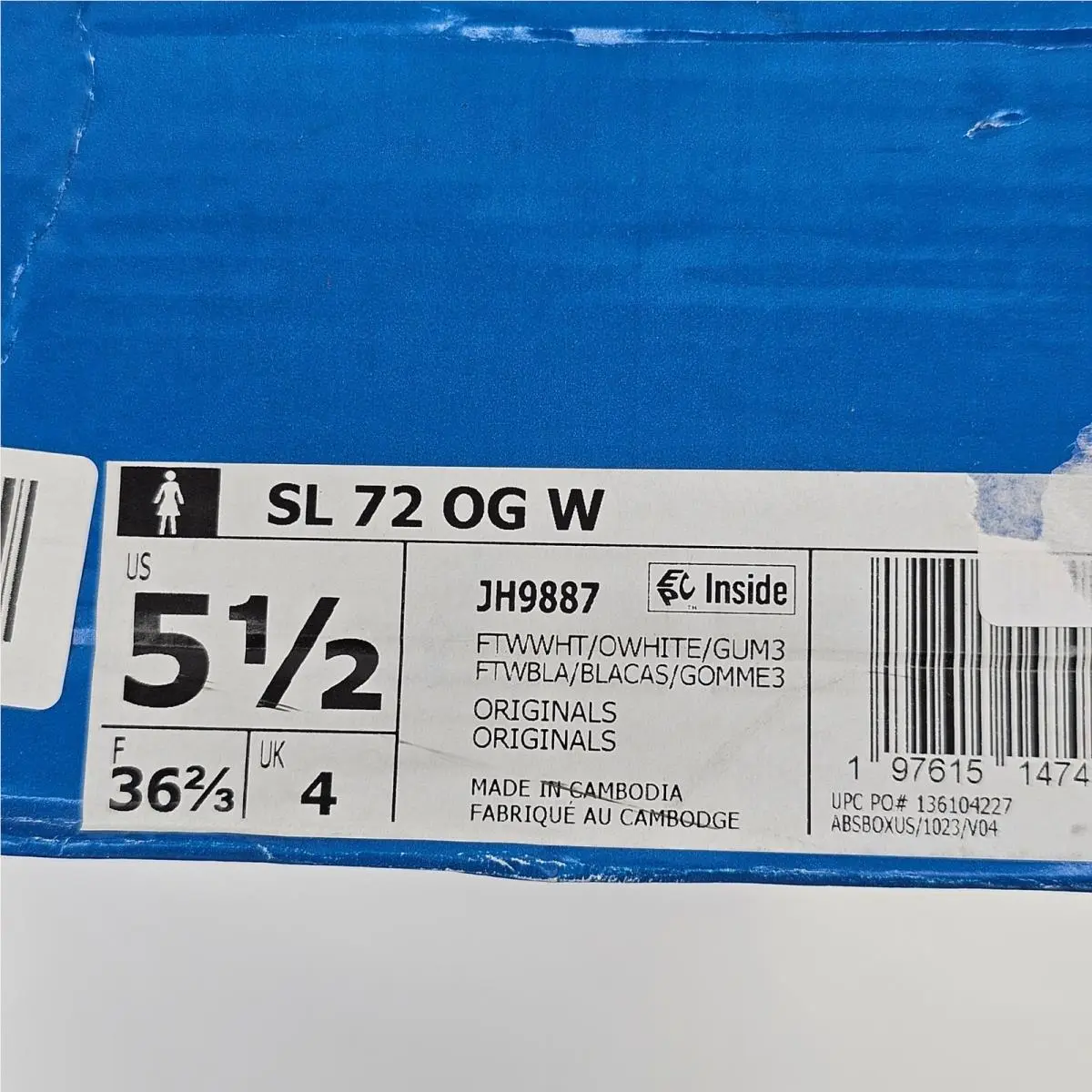 Adidas shoes - adidas SL 72 OG W - White 1