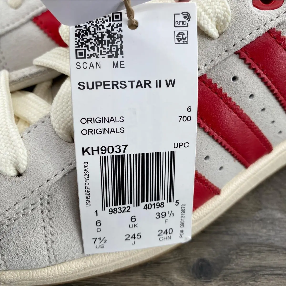Adidas shoes - adidas Superstar II W - Superstar - Gray 1