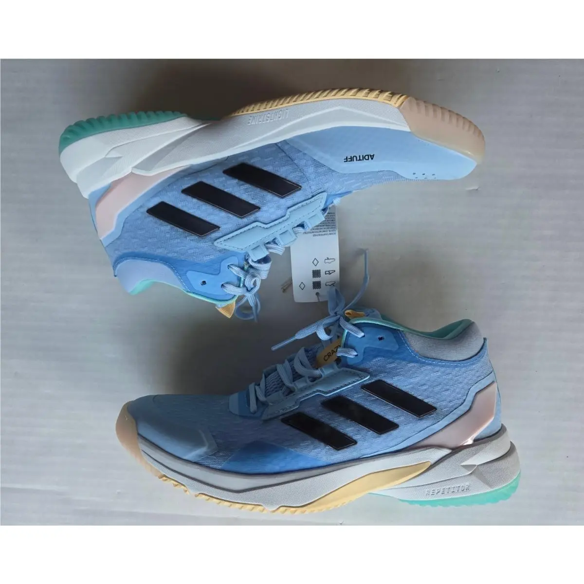 Adidas shoes - adidas Crazyflight - Crazyflight - Light Aqua Blue 4