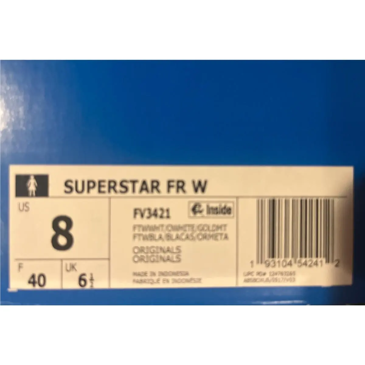 Adidas shoes - adidas Superstar FR W - Superstar - FV3421 - White 3