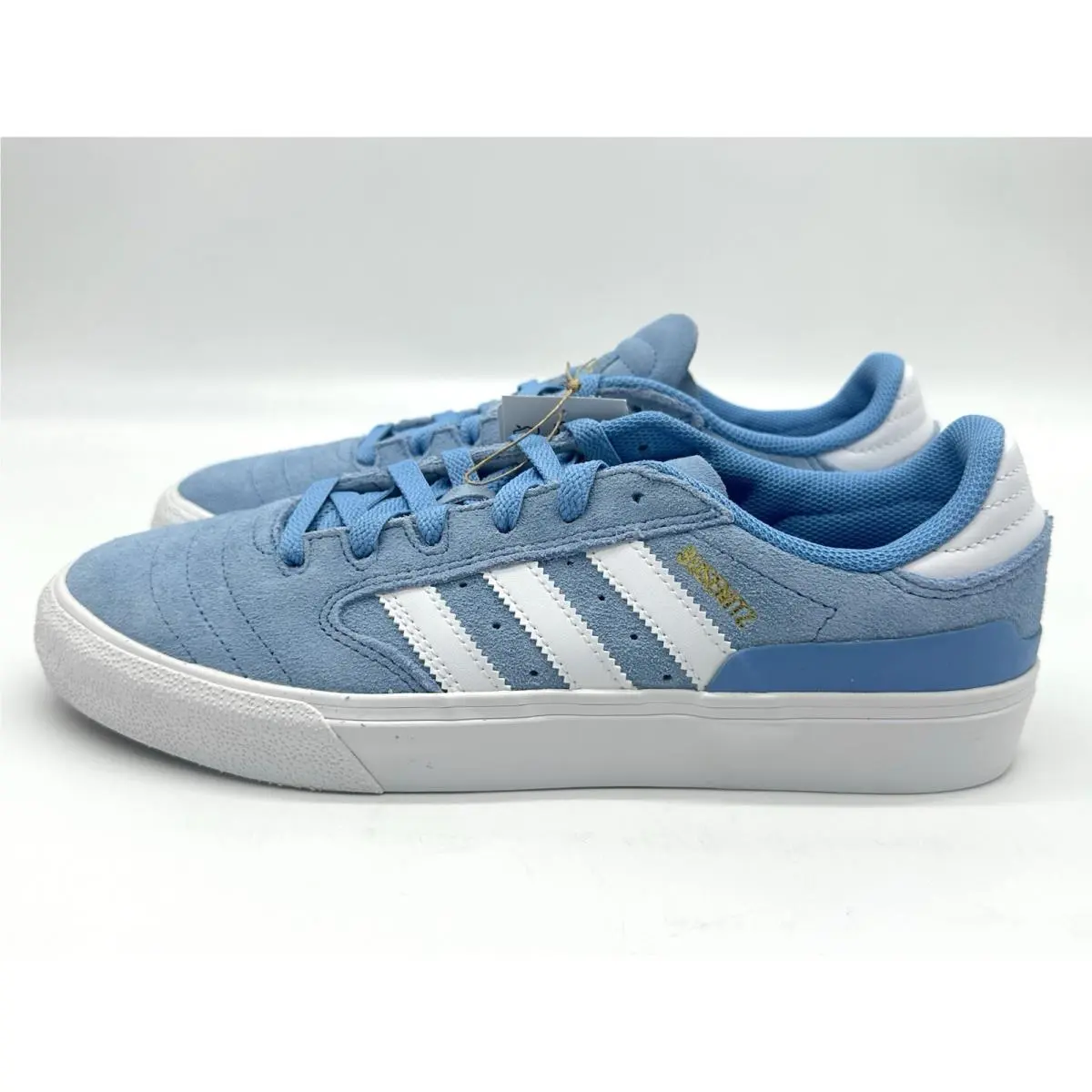 Adidas shoes - adidas Busenitz Vulc II - Busenitz Vulc - IF2095 - Sky Blue / Cloud White / Gold Metallic (UPC: 196478136942) 0