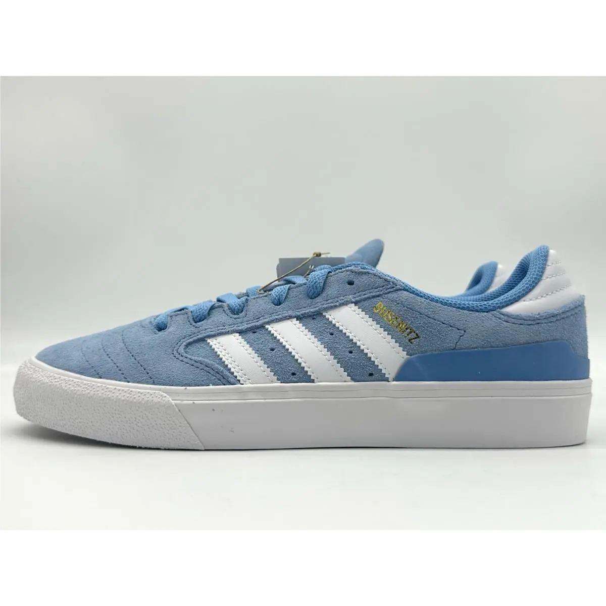 Adidas shoes - adidas Busenitz Vulc II - Busenitz Vulc - IF2095 - Sky Blue / Cloud White / Gold Metallic (UPC: 196478136942) 1