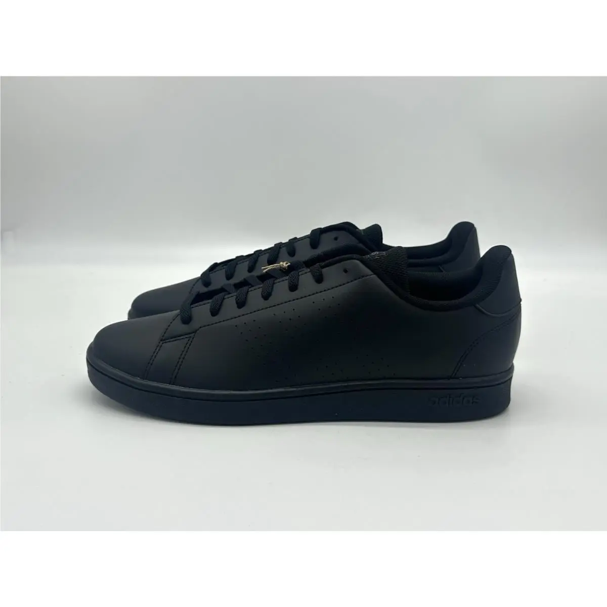 Adidas Advantage Base Triple Black Men`s Size 12 Court Sneakers GW9284