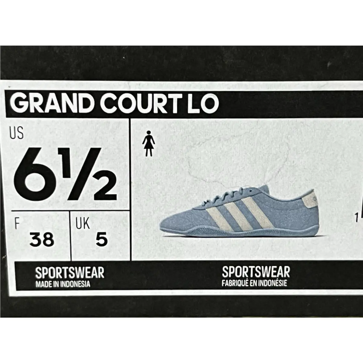 Adidas shoes - Adidas Grand Court Lo Crystal Sky Color - Blue 11