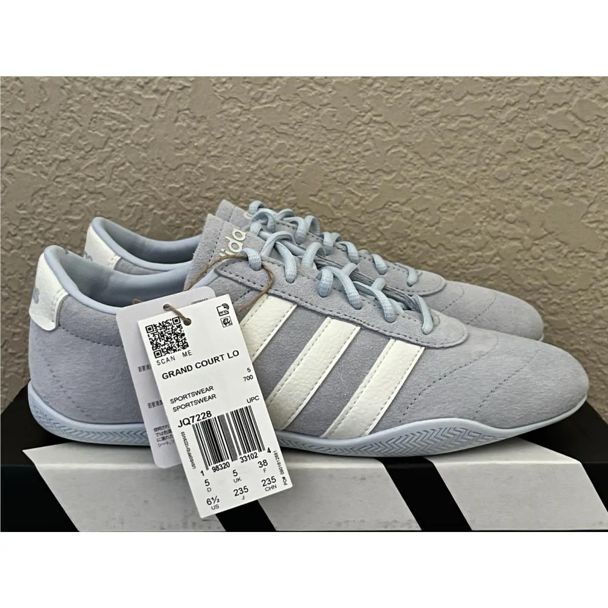 Adidas shoes - Adidas Grand Court Lo Crystal Sky Color - Blue 1