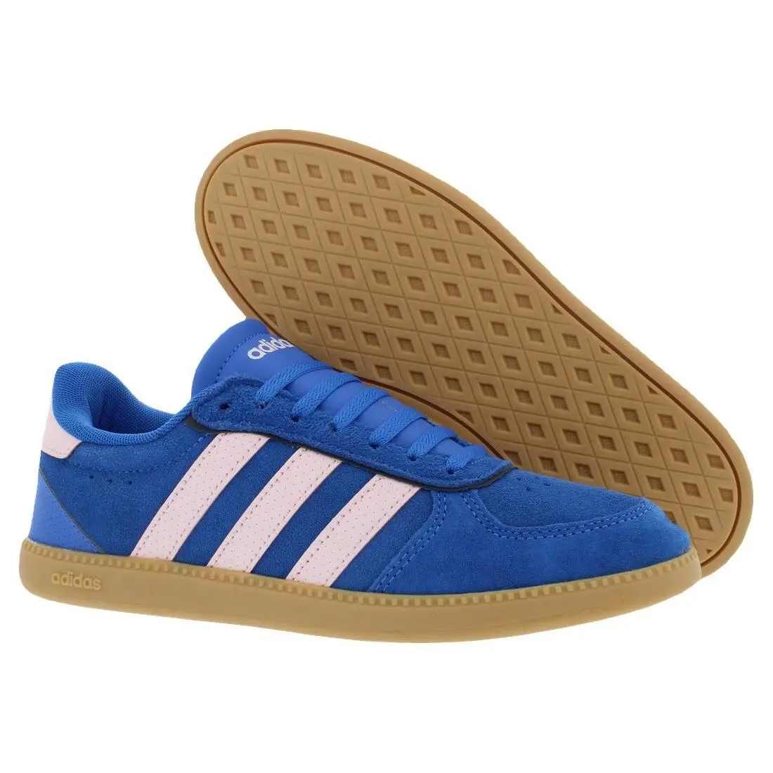 Adidas Breaknet Sleek Suede Womens Shoes Size 8 Color: Bright Royal/clear - Bright Royal/Clear Pink/Carbon, Main: Blue