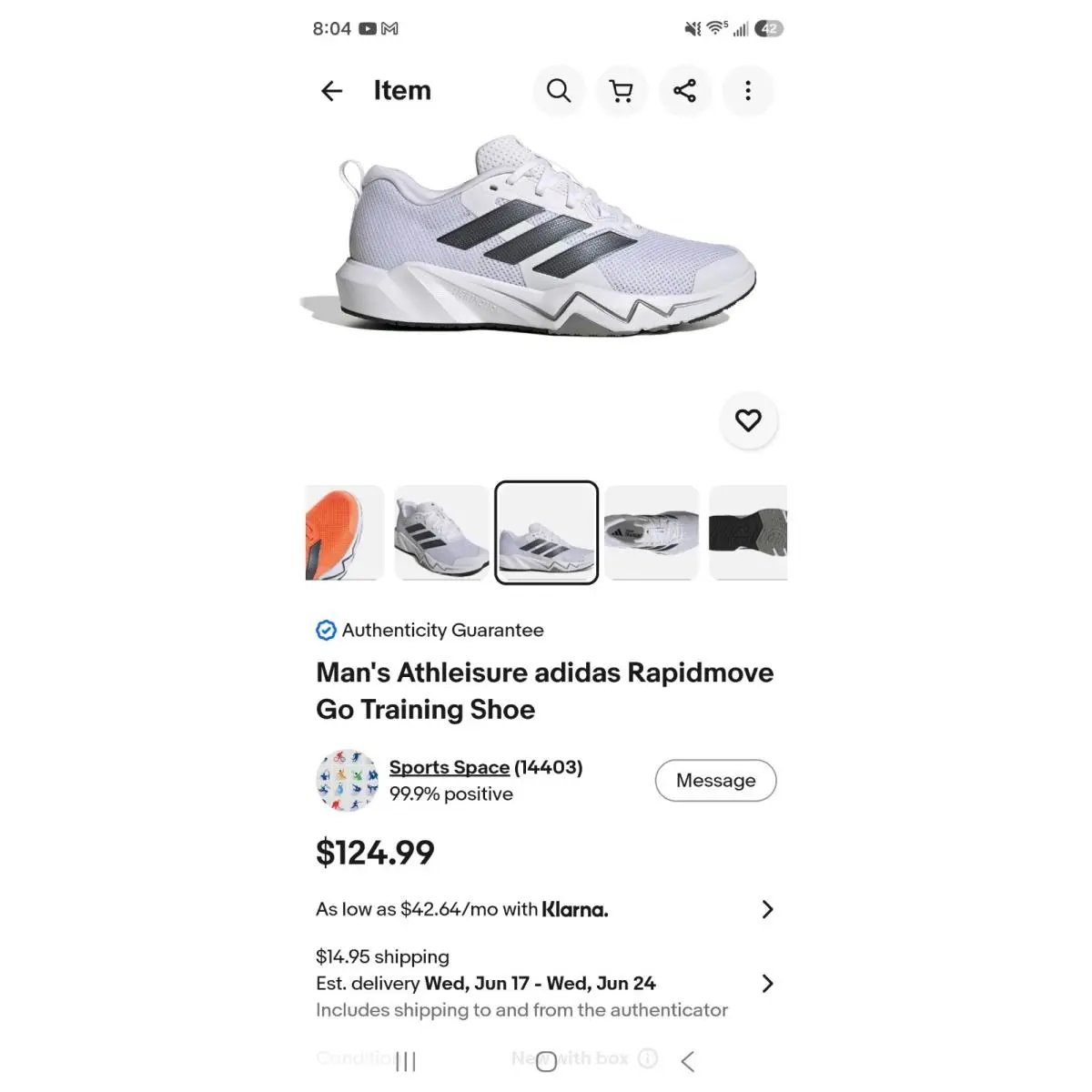 Adidas shoes - adidas Rapidmove - Rapidmove - White 5