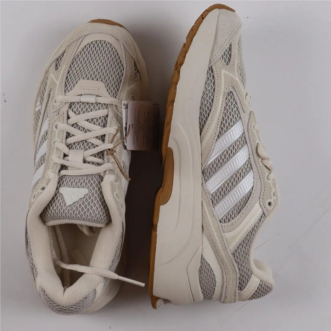 Adidas Spiritain 2000 Running Shoes Aluminum Cream White Size 7