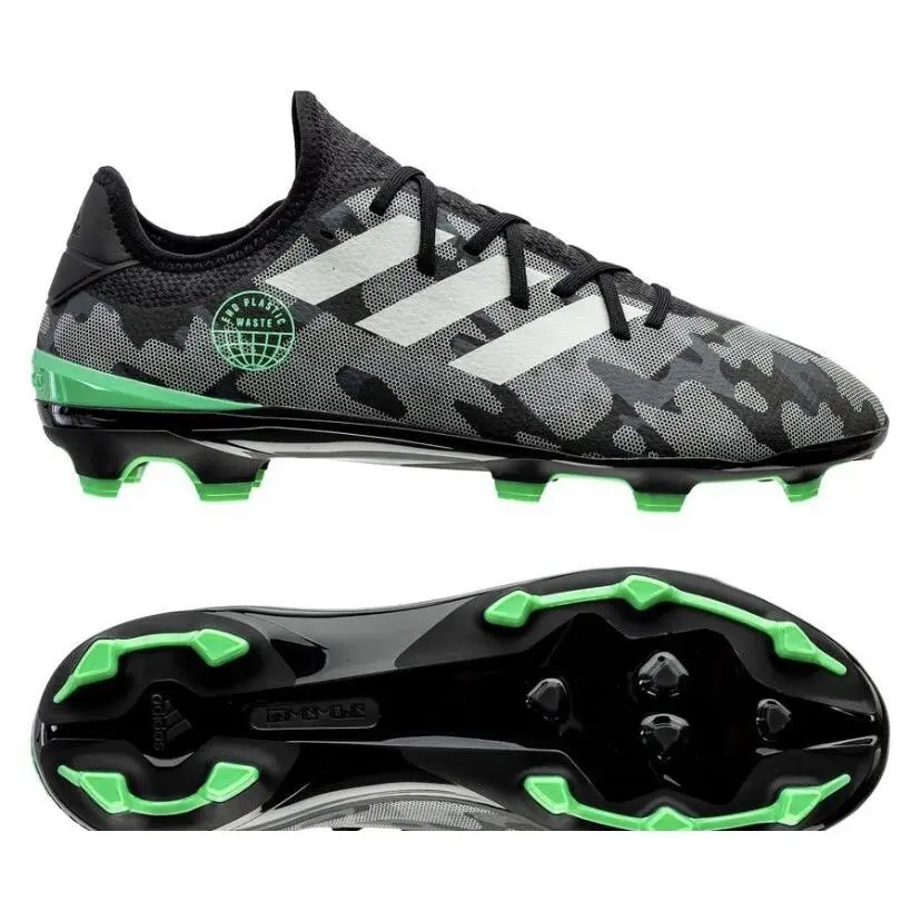 Adidas Gamemode Fg/ag Sustainmode - Black/grey Two/ Screaming Green G57878 Sz 8