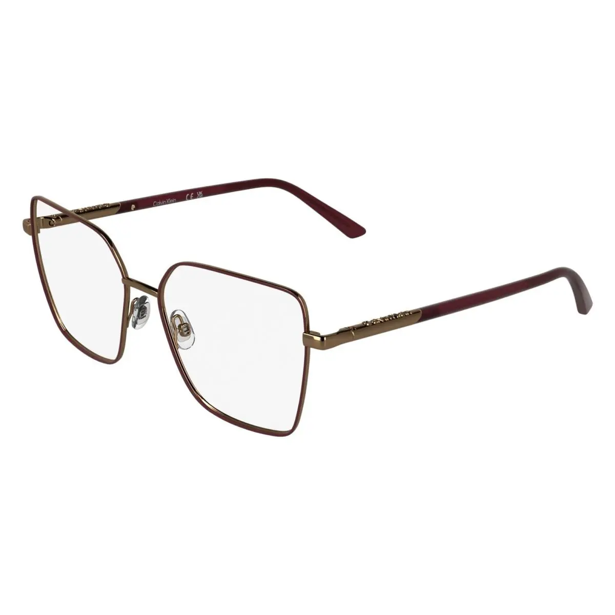 CK26102 771 Brown Eyeglasses Frames 54mm Women`s by Calvin Klein