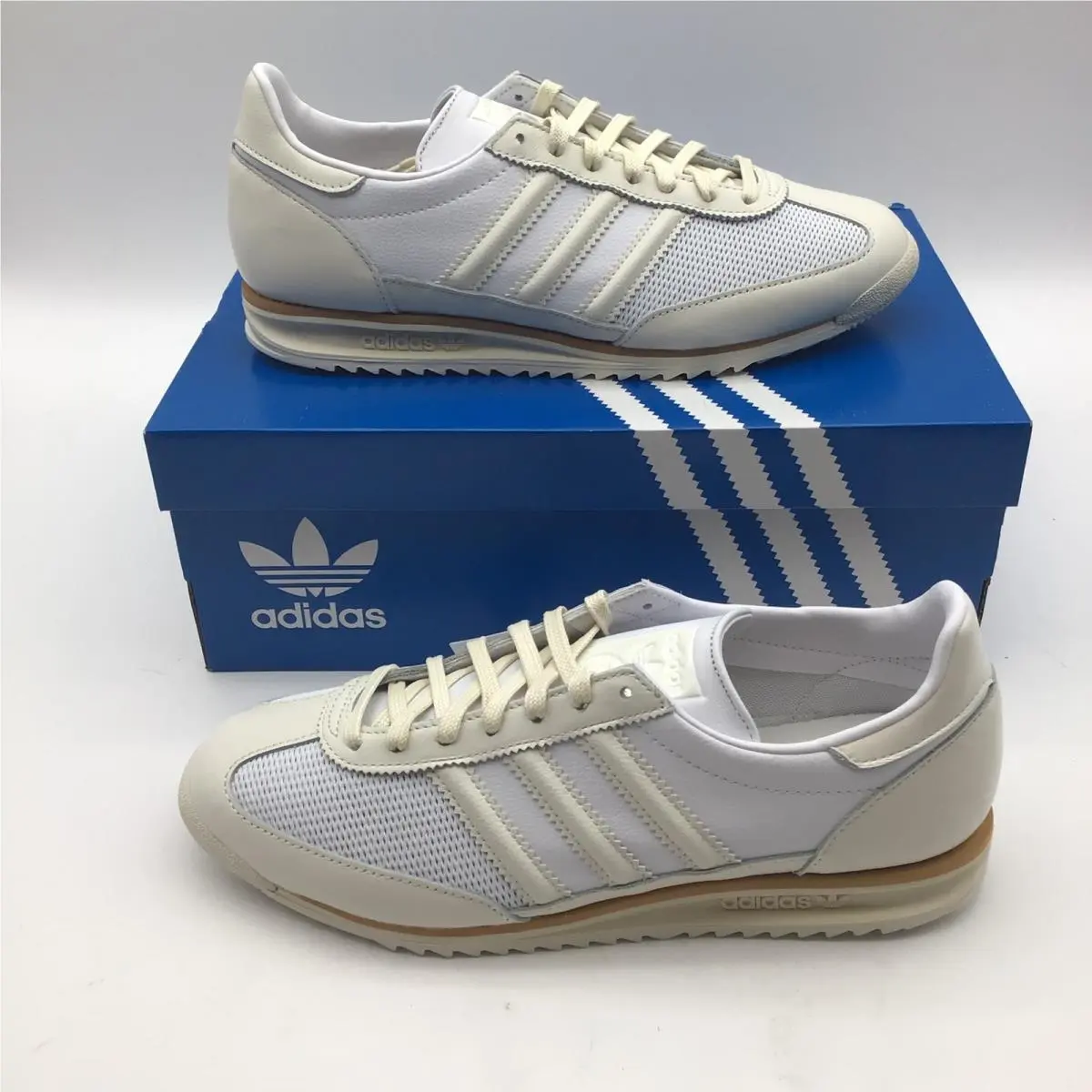 Adidas SL 72 OG W Sneakers White Cream Gum Leather JH9887 Womens Size 9.5