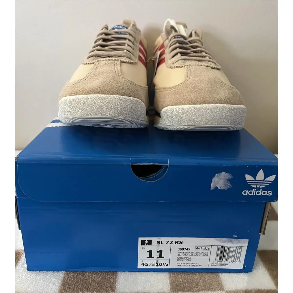 Adidas shoes - adidas SL 72 - JS0749 - Magic Beige/Pure Ruby/Sand Strata 10