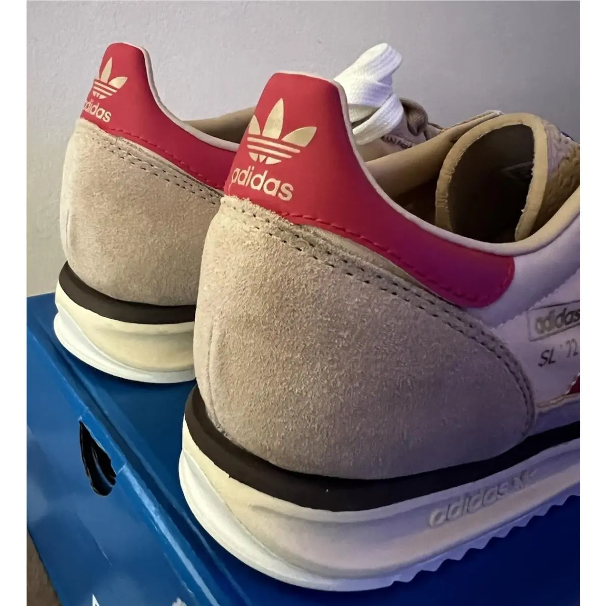 Adidas shoes - adidas SL 72 - JS0749 - Magic Beige/Pure Ruby/Sand Strata 8