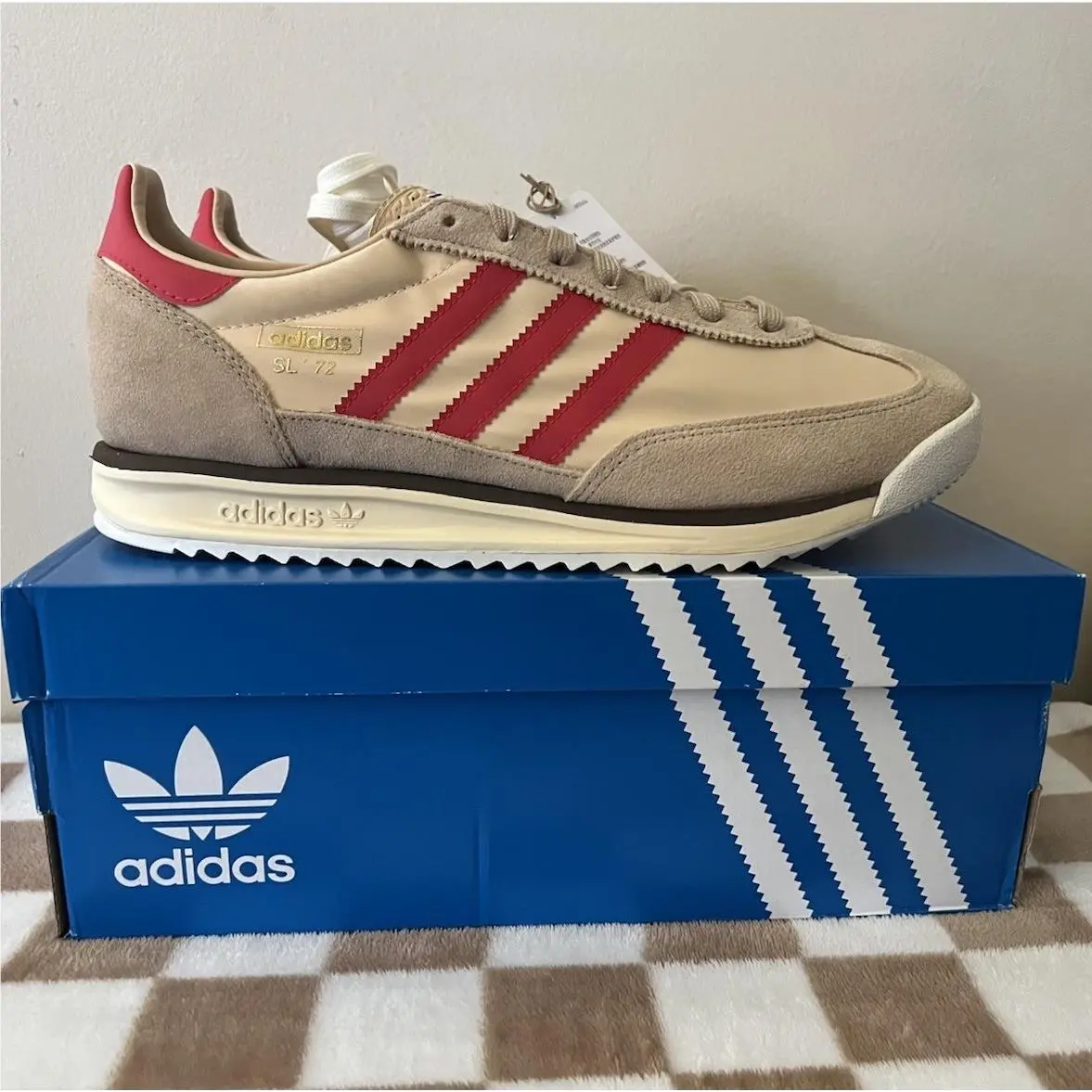 Adidas shoes - adidas SL 72 - JS0749 - Magic Beige/Pure Ruby/Sand Strata 0