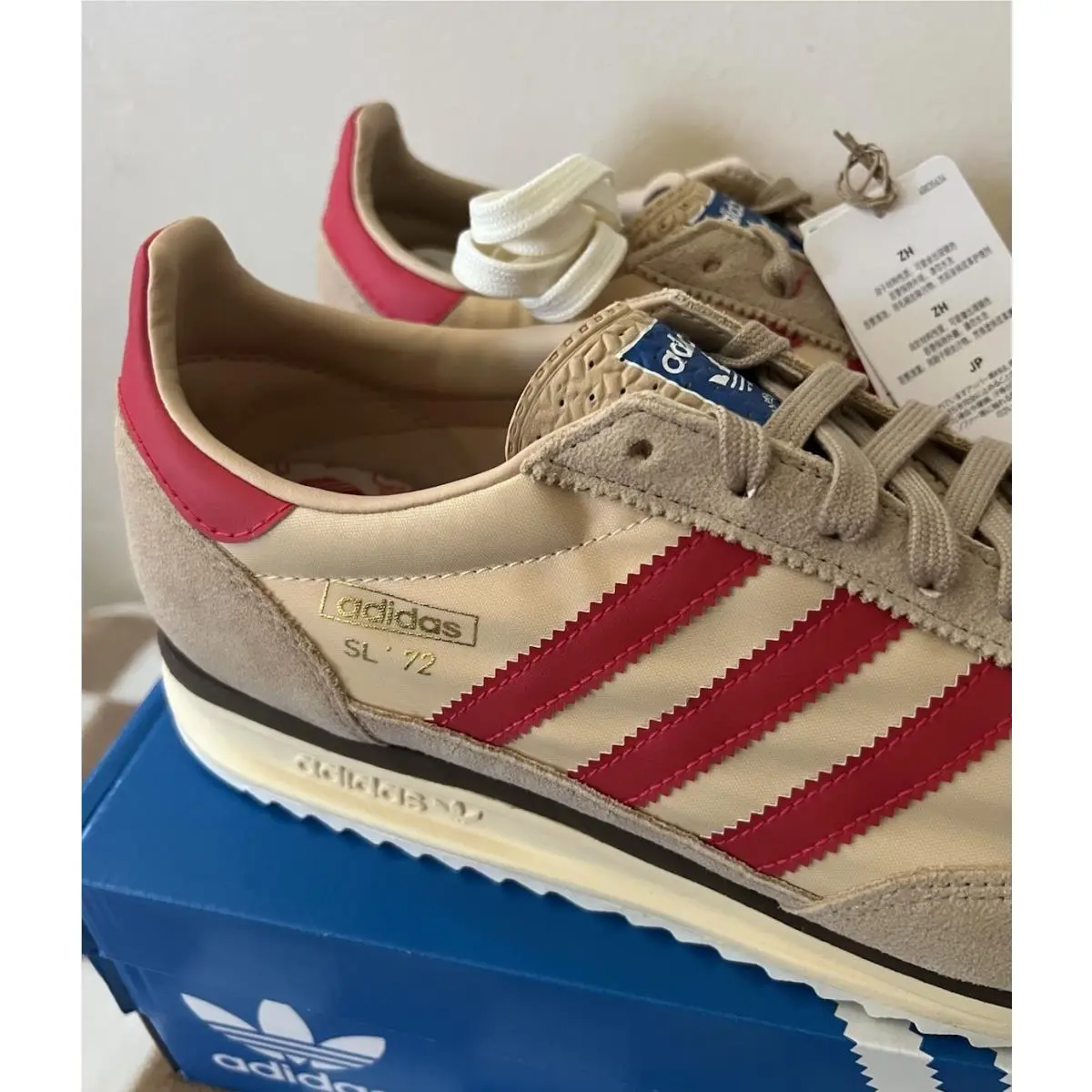 Adidas shoes - adidas SL 72 - JS0749 - Magic Beige/Pure Ruby/Sand Strata 4