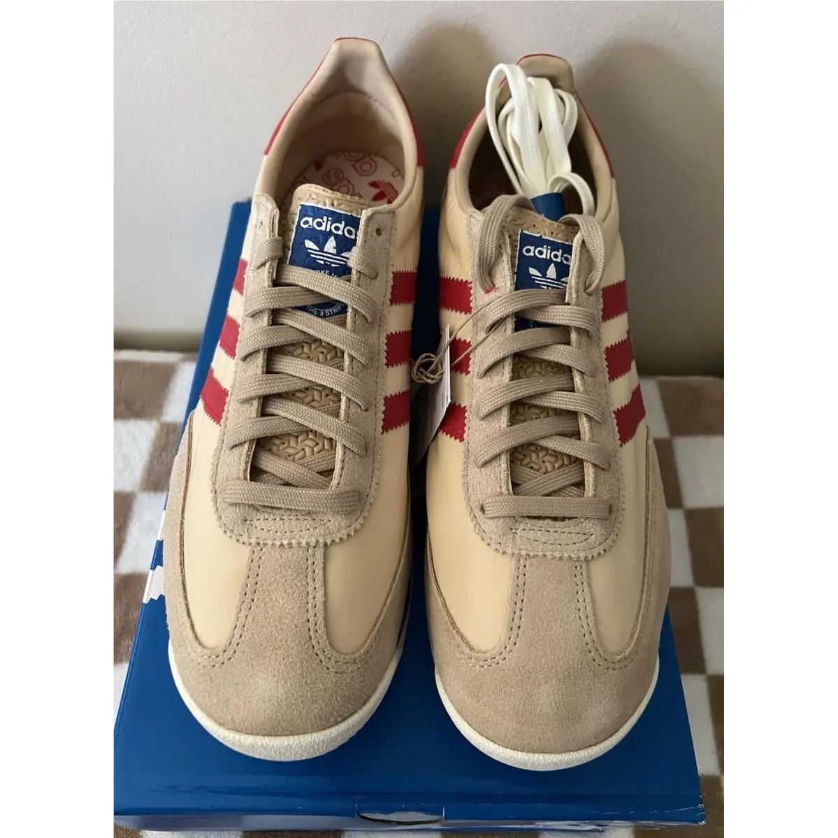 Adidas shoes - adidas SL 72 - JS0749 - Magic Beige/Pure Ruby/Sand Strata 6