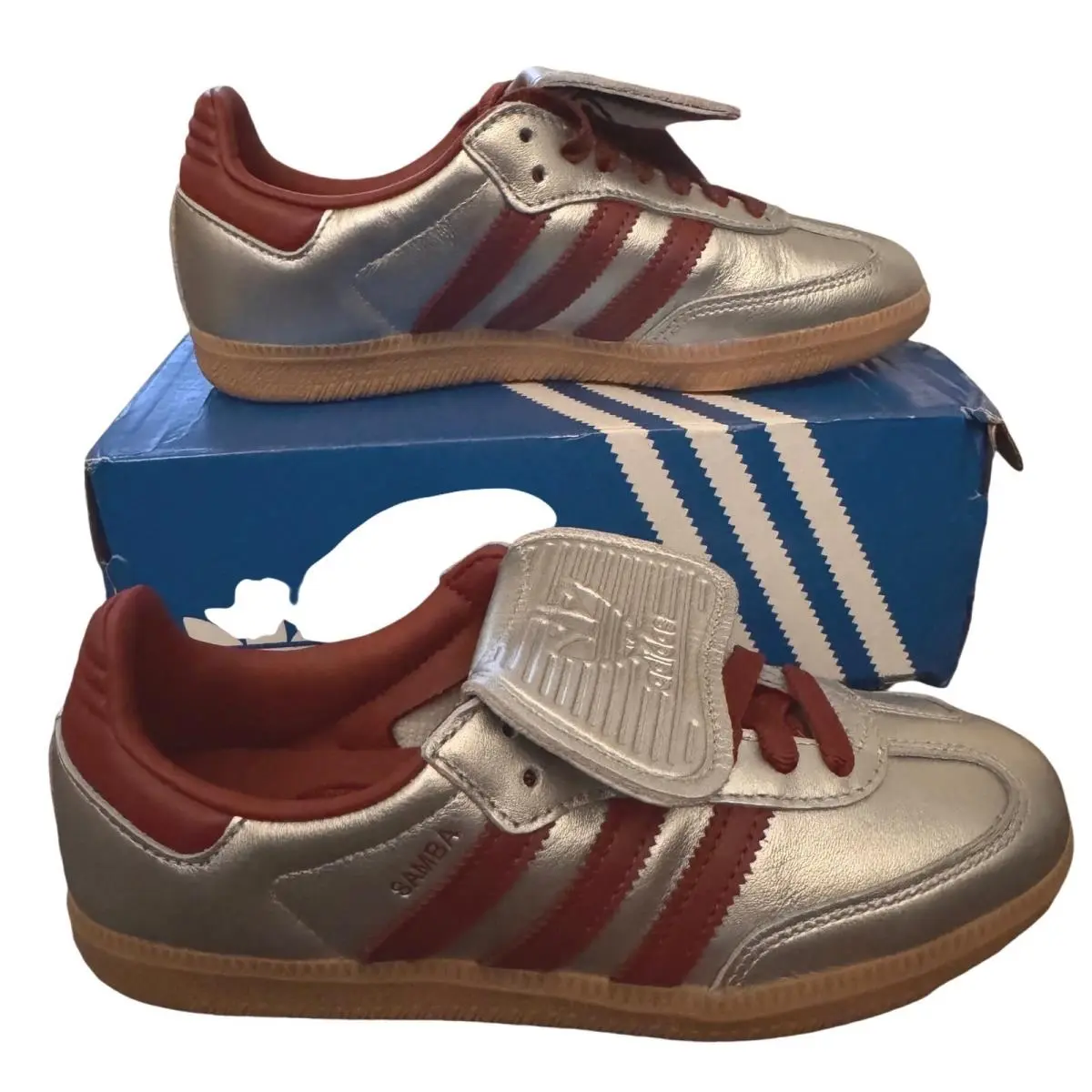 Adidas shoes - adidas Samba LT W - Samba - Silver 1