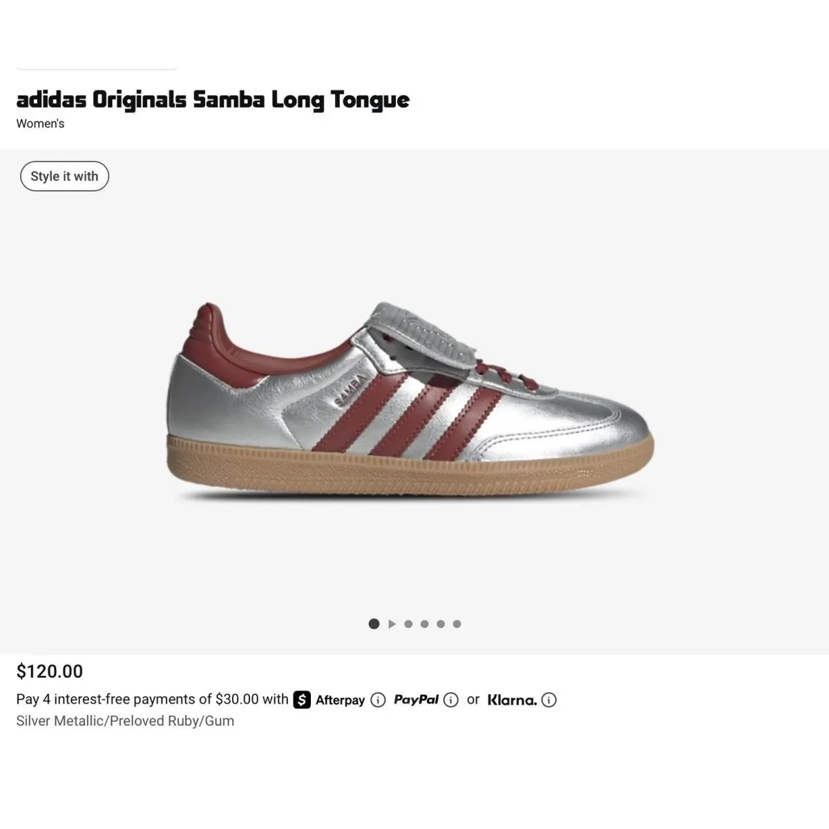 Adidas shoes - adidas Samba LT W - Samba - Silver 11
