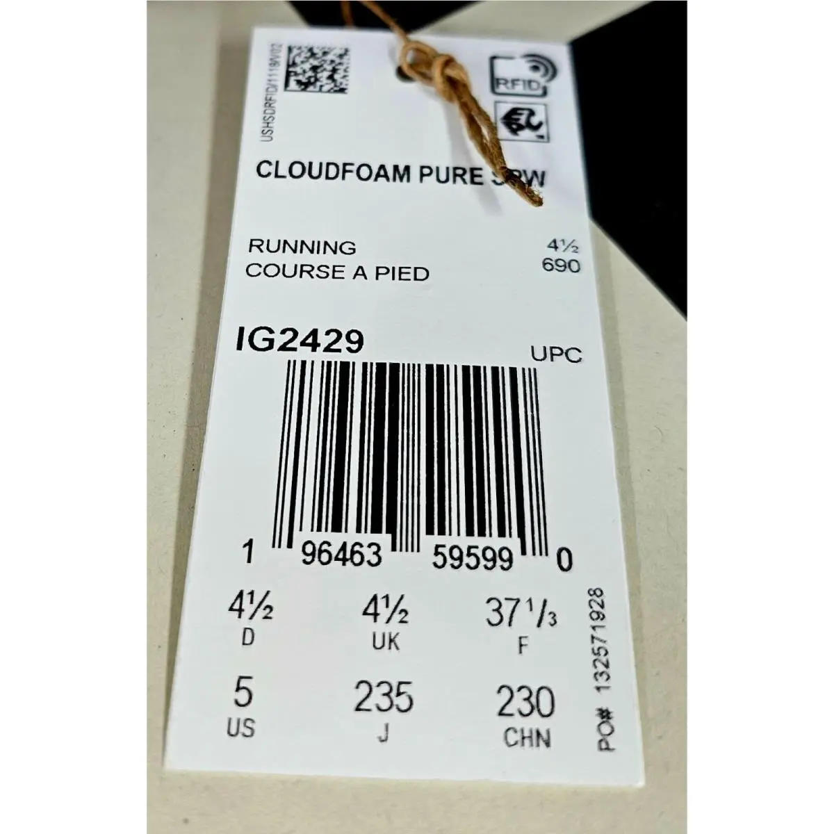 Adidas shoes - adidas Cloudfoam Pure - Cloudfoam Pure - Gray 9
