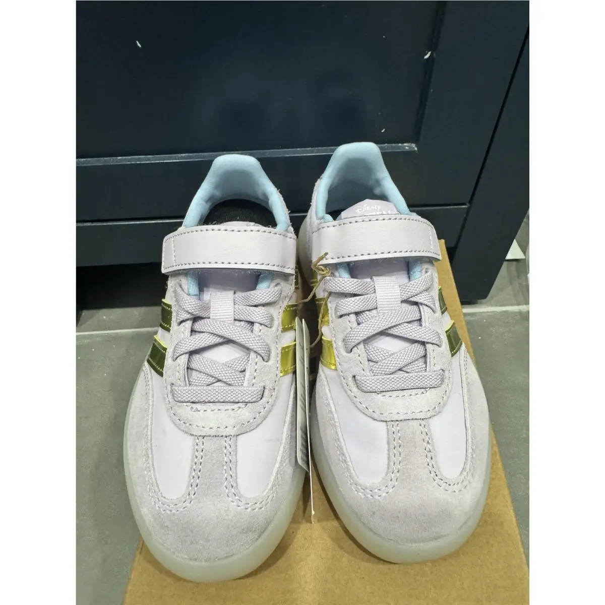 Adidas shoes - adidas DISNEY - DISNEY - Ice Lavender / Gold Metallic / Glow Blue 3