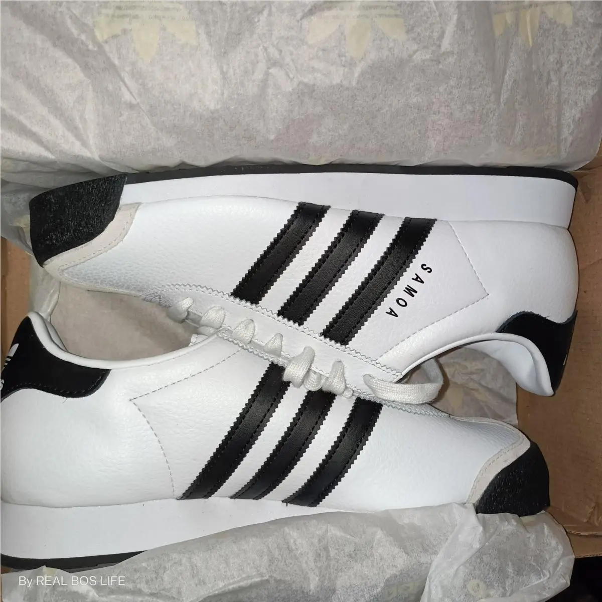 Adidas shoes - adidas Samoa+ - Cloud White / Black 5