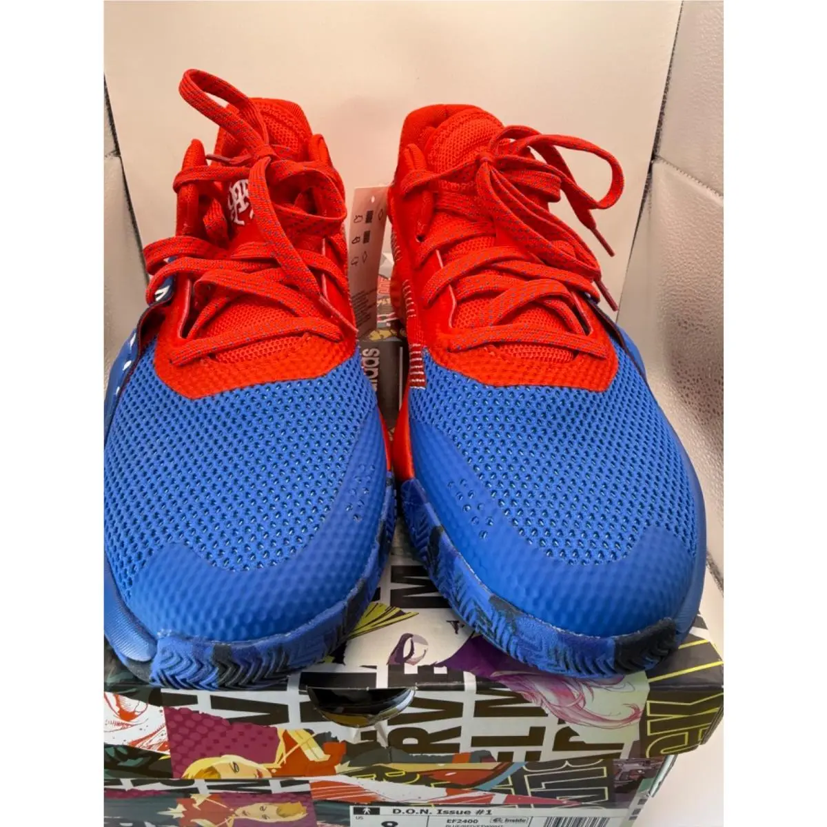 Adidas shoes - adidas D.O.N. Issue #1 - Issue - EF2400 - Red 1