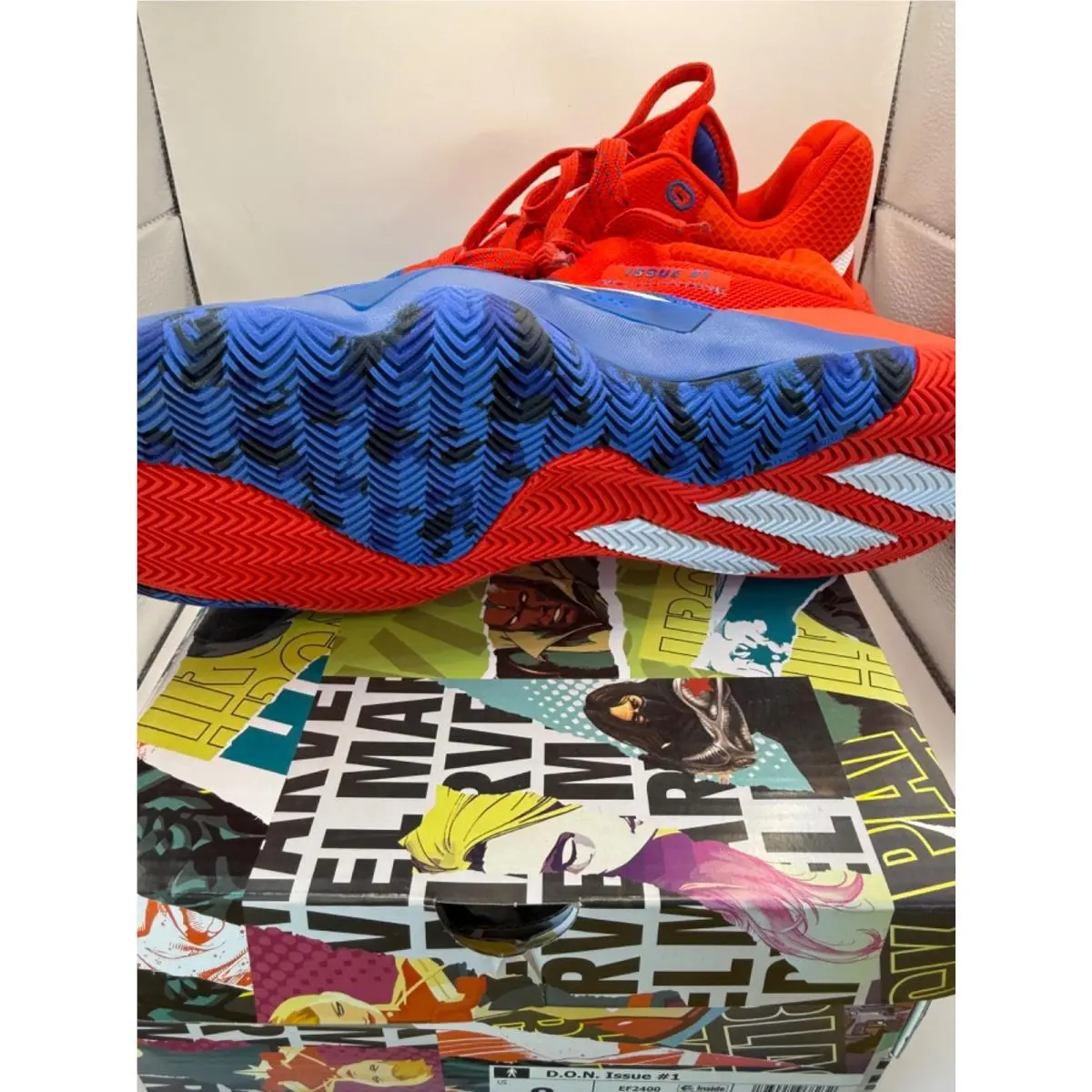Adidas shoes - adidas D.O.N. Issue #1 - Issue - EF2400 - Red 3