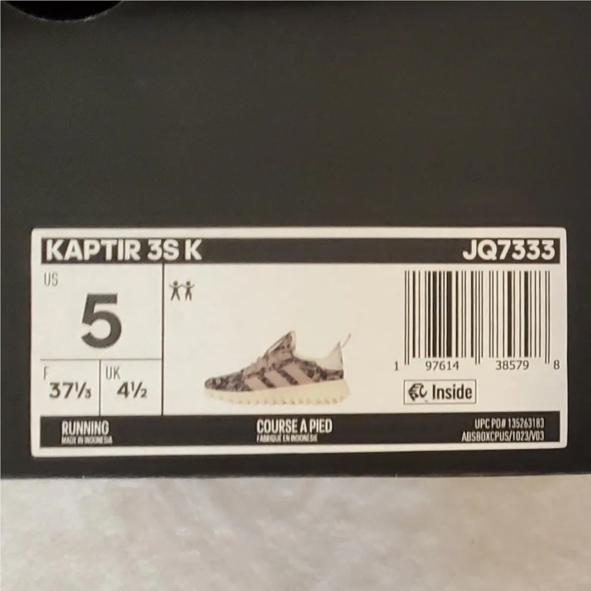 Adidas shoes - adidas Kaptir - Kaptir - JQ7333 - Black, Beige, White 4